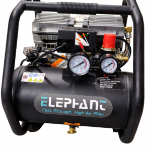 Elephant Oil Free and Noiseless 1 HP Air Compressor 6 Ltr. AC-6C.