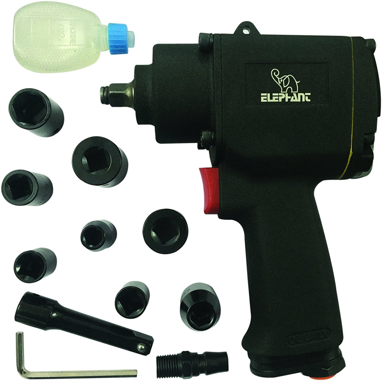 Elephant 3/8'' Impact Wrench (with 8 Socket) For two wheeler - Hindustan  Tools (Everest Industrial Corporation)