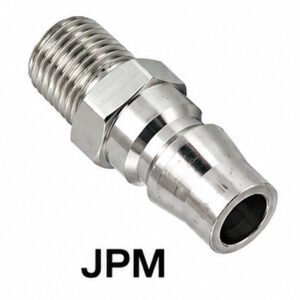 Elephant Japanese Coupler JPM Pneumatic Quick Coupler Male Thread, Air Compressor Quick Connect Fitting for Air Tools & Pneumatic Equipment
