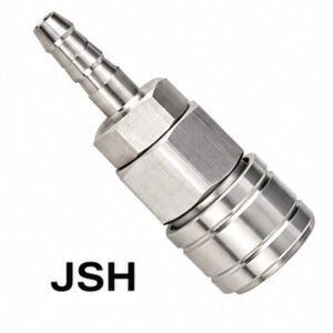 Elephant Japanese Coupler JSH Pneumatic Quick Coupler Hose Barb Type, Air Compressor Quick Connect Fitting for Air Tools & Pneumatic Equipment