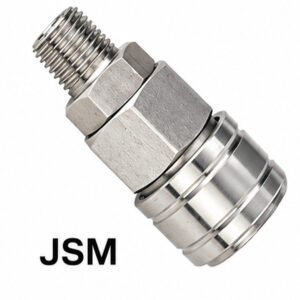 Elephant JSM Pneumatic Quick Coupler Male Thread, Air Compressor Quick Connect Fitting for Air Tools & Pneumatic Equipment