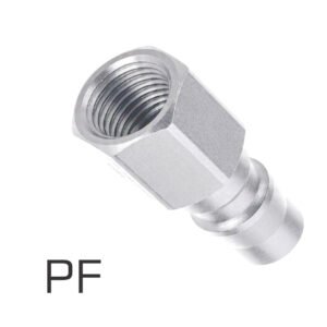 Elephant PF Pneumatic Quick Coupler Female Thread, Air Compressor Quick Connect Fitting for Pneumatic Air Tools
