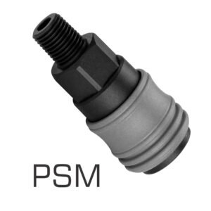 Elephant PSF Pneumatic Quick Coupler Female Thread, 5 Piece Set, Air Compressor Quick Connect Fitting for Pneumatic Air Tools
