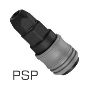 Elephant PSP Pneumatic Quick Coupler Plug Type, 5 Piece Set, Air Compressor Quick Connect Fitting for Pneumatic Air Tools