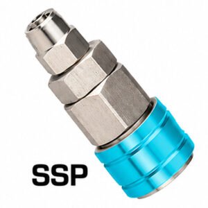 Elephant SSP Pneumatic Quick Coupler Air Compressor Quick Connect Plug Fitting for Pneumatic Air Tools & Equipment