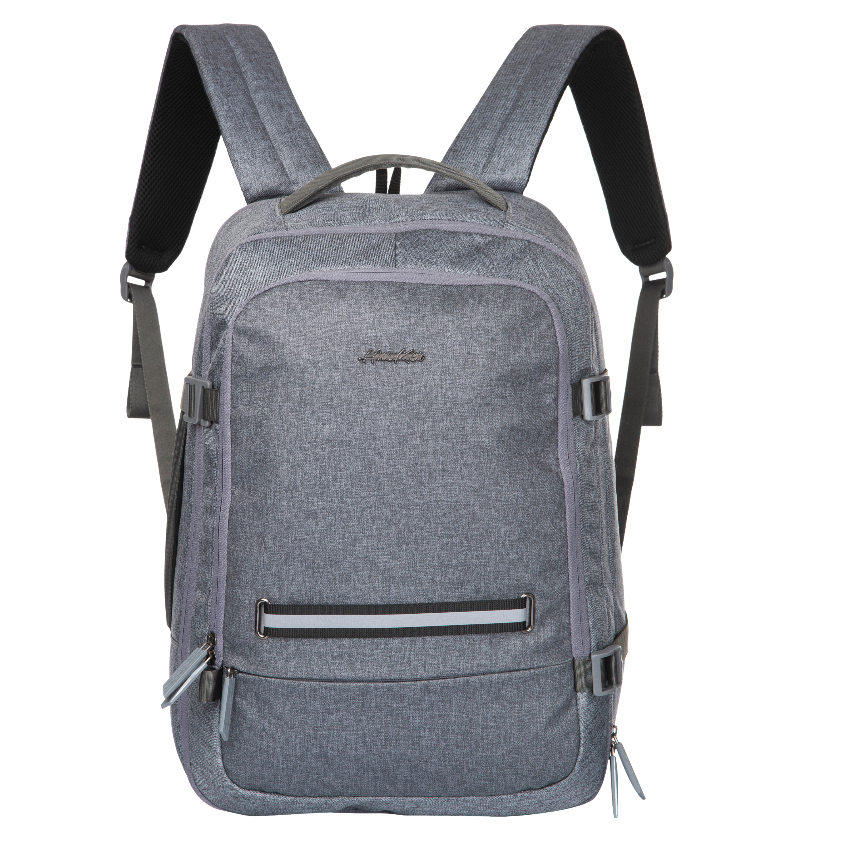 Aesthetic striped canvas fabric backpack (grey) in Delhi at best price by  Jr Bag Company - Justdial