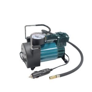 Elephant Heavy Duty 12V Electronic Car Tyre Inflator Pump Copper Winding and Complete Aluminium Body (AP01).