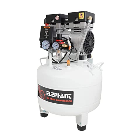 Elephant 30 litres 2 HP AC Air Compressor with Paint Spray Gun