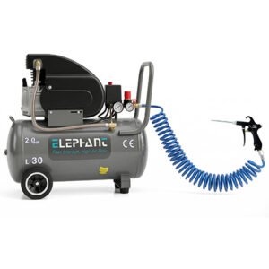 Elephant Combo of Painter Air Blow Gun ABG-04 and Elephant Air Compressor AC 30 C with PU Pipe & Fittings.(AC30C-ABG-04)