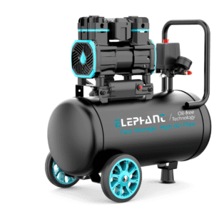 Elephant 1.5 HP Oil Free & Noiseless Air Compressor 30 Litre 100% Aluminium Winding.(AC30DC)