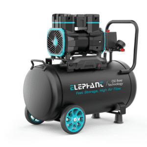 Elephant 2 HP Oil Free & Noiseless Air Compressor 50 Litre 100% Aluminium Winding.(AC50DC)