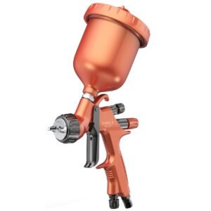 Painter HVLP Gravity Spray Gun SHINE-2 Non-drip Paint Cup.