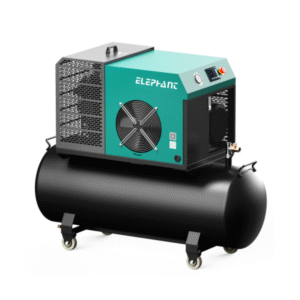 ELEPHANT PORTABLE SCREW AIR COMPRESSOR WITH TANK 7.5 HP MOTOR WITHOUT DRYER (Model no. : ET-7.5).