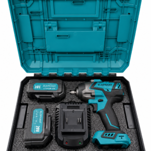 Elephant Heavy Duty 20V Cordless 1/2" Impact Wrench with 2 Batteries | Build-in LED Lights | 1000 NM Torque | Forward & Reverse Switch BW-1000
