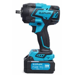 Elephant Heavy Duty 20V Cordless Impact Wrench with 2 Batteries  | Build-In LED Lights | Forward & ReverseSwitch BW-1000.