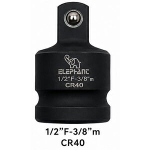 Elephant Impact Socket Adapter and Reducer Use with Impact Wrenches and Drills in Auto and Impact Driver Construction Work (Impact Adaptor-IA02)