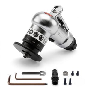 Painter Spray Gun (Label) MCM-01 Portable Pneumatic Chamfering Tool, 45° Air Chamfer Machine, Metal Edge Deburring & Beveling Tool, Adjustable Mini Air Beveler for Steel, Aluminum & Stainless Steel