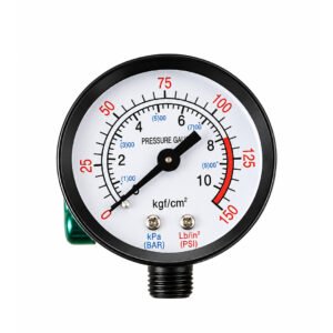 Painter Spray Gun AR-02 Adjustable Air Pressure Regulator with Pressure Gauge, 0–150 PSI Air Regulator for Spray Guns, Paint Sprayers & Pneumatic Air Tools, Green