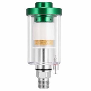 Painter Spray Gun Mini Inline Air Filter 1/4 Inch – Air Compressor Moisture Water Trap & Oil Separator, Pneumatic Spray Gun Air Filter for Paint Spray Gun, Air Tools & Compressor Lines