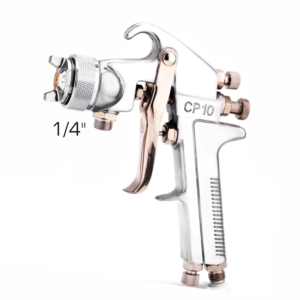 Painter CP-10 Pressure Feed Spray Gun, 1.4 mm Nozzle, 1/4" Air Inlet, 40-60 PSI, for Pressure Pot, Car Painting, Furniture, Industrial & Large Area Coating